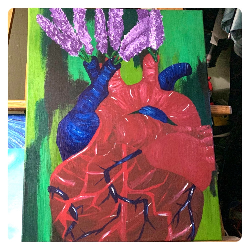 FREEHAND HAND-PAINTED ACRYLIC ON CANVAS